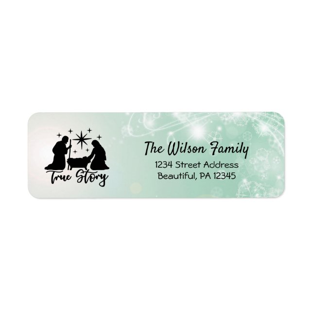 Christmas Silhouette Nativity True Story (Front)