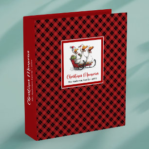 Christmas Silly Geese Cartoon Memory Album Book Binder