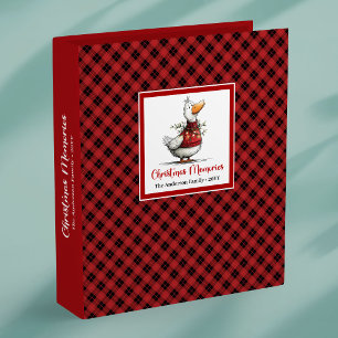Christmas Silly Goose Whimsical Memory Album Book Binder