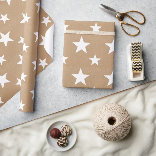 Christmas Simple Stars Wrapping Paper (Crafts)