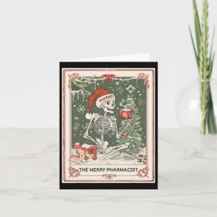 Christmas Skeleton Tarot Card The Merry Pharmacist