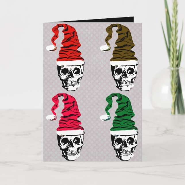 Christmas Skull Custom Card (Front)