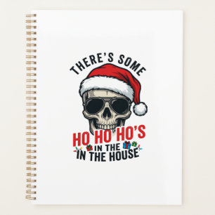 Christmas Skull Ho Ho Ho Humour Design Planner