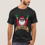 Christmas Sleigher Santa Rock Xmas Rocker Men T-Shirt<br><div class="desc">Christmas Sleigher Santa Rock Xmas Rocker Men Women Kids Boy</div>