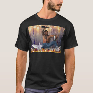 Christmas SlipperyJoe gay pride gifts LGBTQIA silv T-Shirt