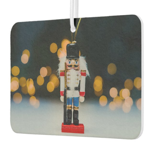 Christmas SlipperyJoe nutcracker figurine ornament Air Freshener (Left)