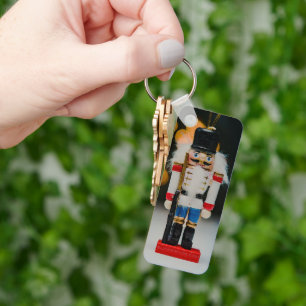 Christmas SlipperyJoe nutcracker figurine ornament Keychain