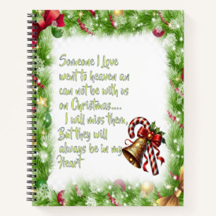 Christmas slogan  notebook