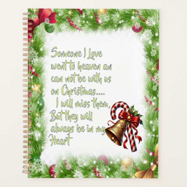 Christmas slogan  planner (Front)