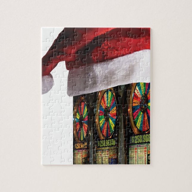 Christmas Slot Machine Jigsaw Puzzle (Vertical)