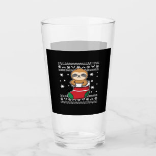 Christmas Sloth Classic T-Shirt Glass