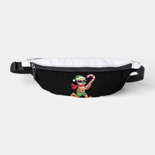 Christmas Sloth Elf Peppermint Candy Cane Shirt Gi Fanny Pack