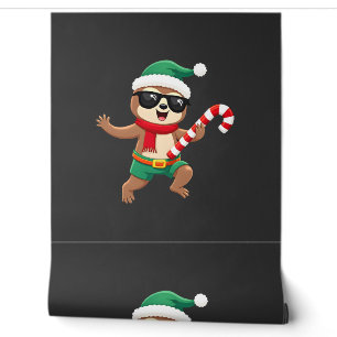 Christmas Sloth Elf Peppermint Candy Cane Shirt Gi Wallpaper