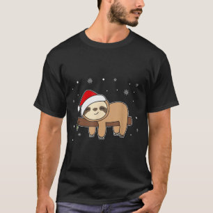 Christmas Sloth For Christmas Sweet Sloths  T-Shirt