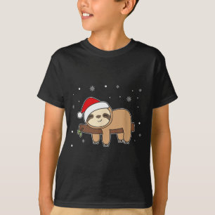 Christmas Sloth For Christmas Sweet Sloths  T-Shirt