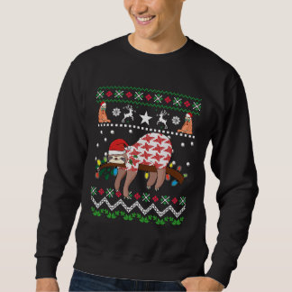 Christmas Sloth Ugly Christmas Sweatshirt
