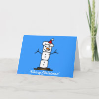 Christmas Smores Snowman