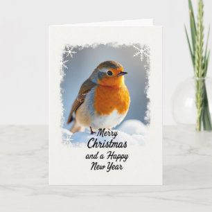 Christmas Snow Bird Card