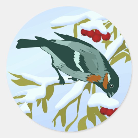 Christmas Snow Bird Seals