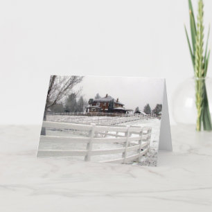 Christmas Snow Card