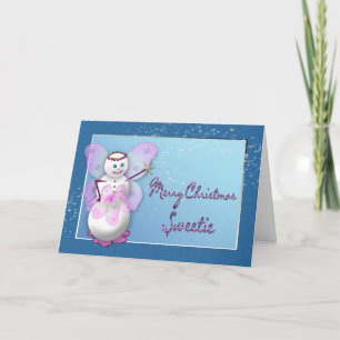 CHRISTMAS - SNOW FAIRY - MAGICAL HOLIDAY CARD