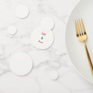 Christmas snow flake confetti