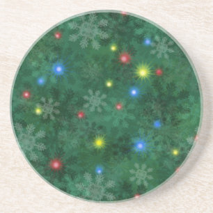 Christmas Snow Lights Coaster