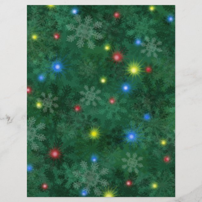 Christmas Snow Lights Flyer (Front)