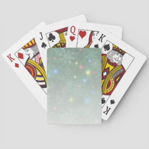 Christmas Snow Lights II Playing Cards