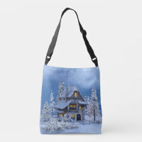 Christmas Snow on Gingerbread House