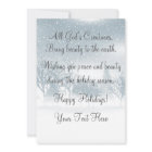 Christmas Snow Scene Holiday Name Personalize