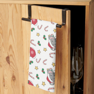 Christmas Snow Winter Animals Classic Kitchen Towel