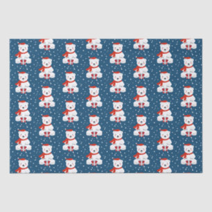 Christmas Snowbear Tissue Paper