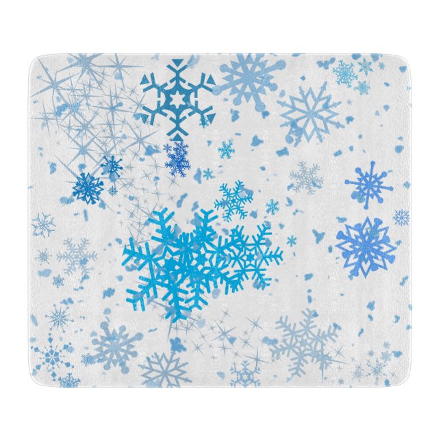 Christmas Snowfall Cutting Board (Front)