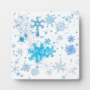 Christmas Snowfall Plaque