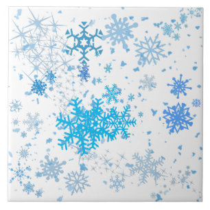 Christmas Snowfall Tile