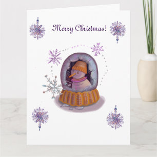 christmas snowflake card