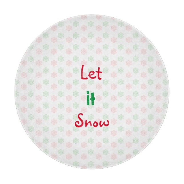 Christmas snowflake cutting board (Front)
