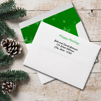 Christmas Snowflake Envelope