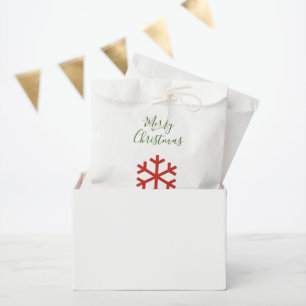 Christmas Snowflake Favour Bag
