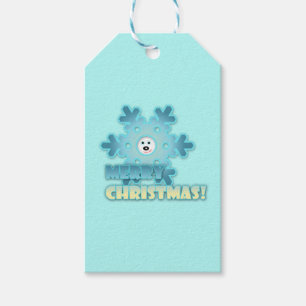 Christmas snowflake gift tags