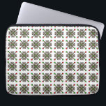 Christmas Snowflake Mandala Laptop Sleeve<br><div class="desc">A long body pillow featuring a festive red and green snowflake mandala, perfect for adding holiday cheer to your bedroom.</div>