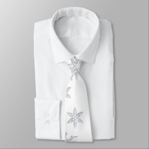 Christmas Snowflake Necktie