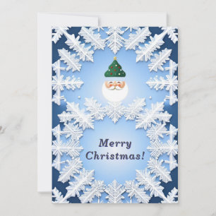 Christmas Snowflake Pattern Invitation