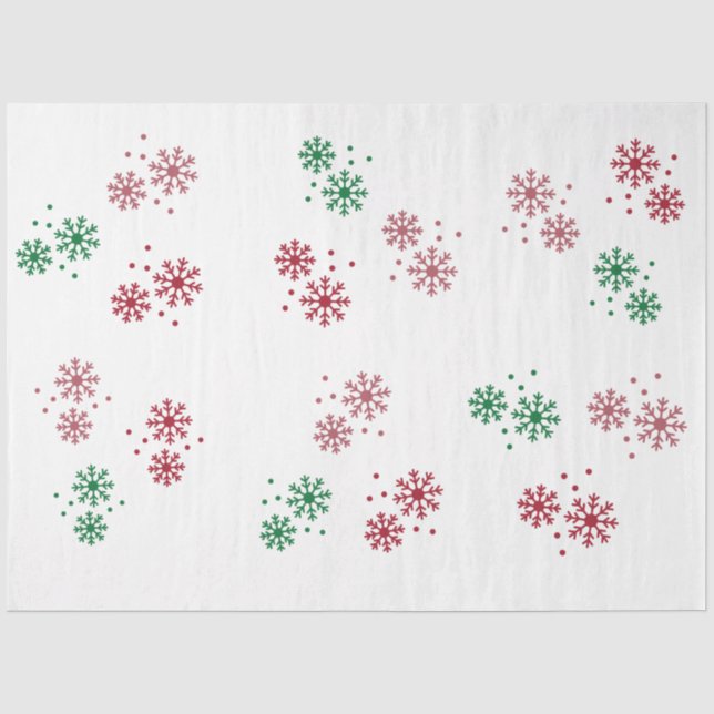 Christmas Snowflake  Tissue Paper (Front)