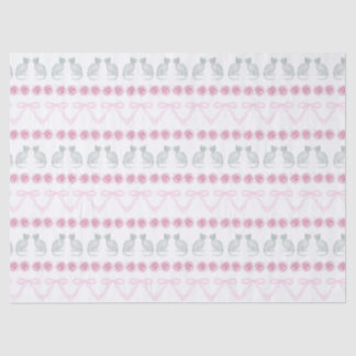 Christmas Snowflakes and Trees Tissue Paper