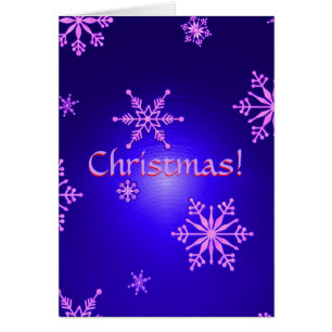 Christmas Snowflakes Blue In English II