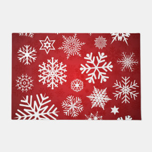 Christmas Snowflakes Doormat