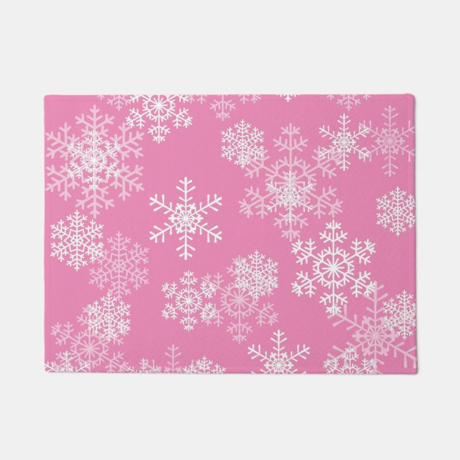 Christmas Snowflakes Doormat (Front)