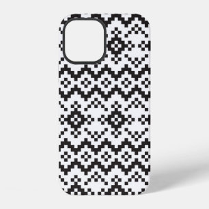 Christmas Snowflakes Fair Isle Seamless Patternart iPhone 12 Case